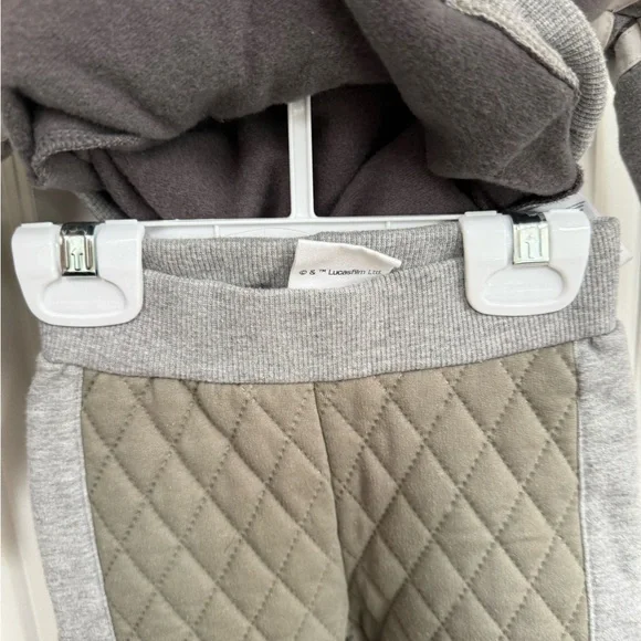 Gray and Green Baby Yoda Hoodie Set - Picture 5 of 7